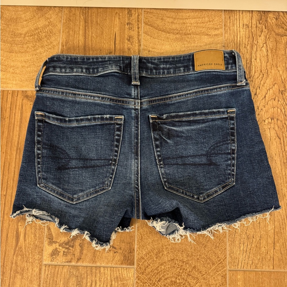 American Eagle Outfitters Dark Blue Jean Shorts